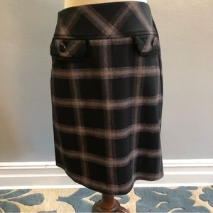Dunnes A line Plaid Skirt